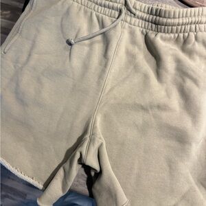 TNA Cozy Olive Green Shorts